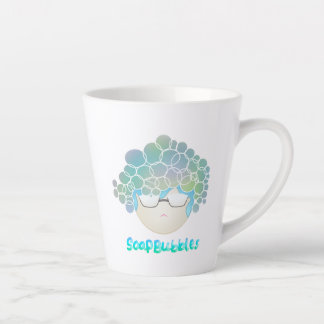 Caneca De Café Latte Bolhas de sabão
