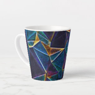Caneca De Café Latte Bolhas quebradas Latte Mug