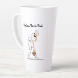 Caneca De Café Latte Bolinhos de Amarra: Descansando Rosto