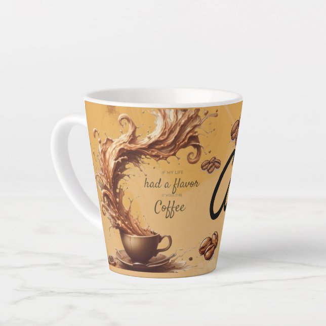Caneca De Café Latte bom café da manhã (Ângulo esquerdo)