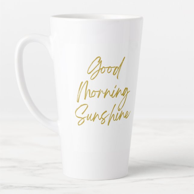 Caneca De Café Latte Bom dia Sunshine Tall Latch (Esquerda)