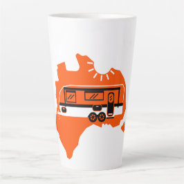 Caneca De Café Latte Bomba de acampamento de caravana australiana