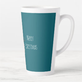Caneca De Café Latte Boneco de Neve de Natal Fofo Verde