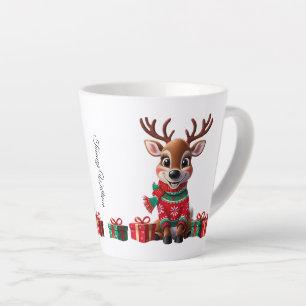 Caneca De Café Latte Bonita Tendência Moderna Engraçado Natal