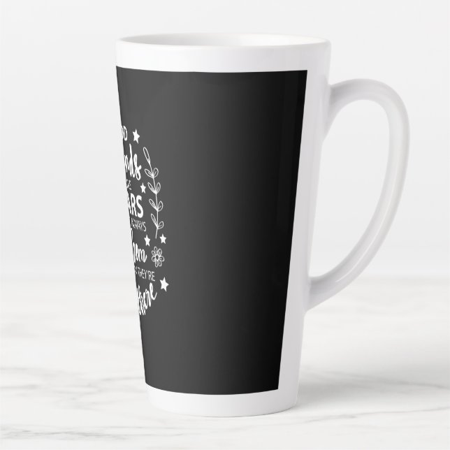 Caneca De Café Latte Bons Amigos São Como Estrelas (Direita)