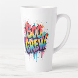 Caneca De Café Latte Boo Crew Mug