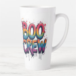 Caneca De Café Latte Boo Crew Mug