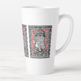 Caneca De Café Latte Bookplate Queen Victoria no Castelo de Windsor
