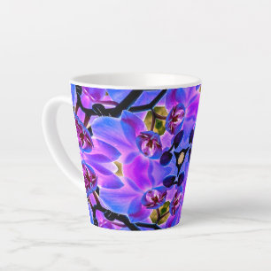 Caneca De Café Latte Borboleta Como Flores