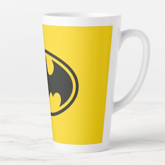 Caneca De Café Latte Botão Batman (Direita)