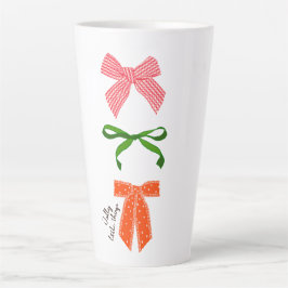 Caneca De Café Latte Bow Jolly Little Things Christmas 