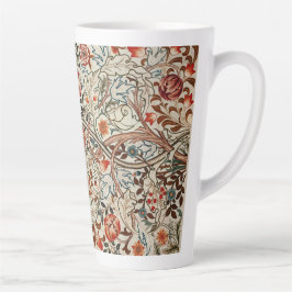 Caneca De Café Latte Bowl William Morris floral art design