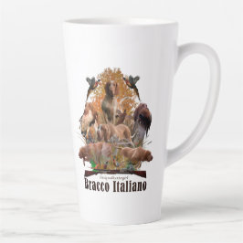 Caneca De Café Latte Bracco Italiano Coffee Mug