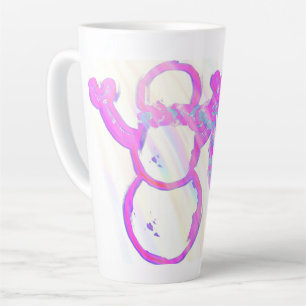 Caneca De Café Latte Branca de neve