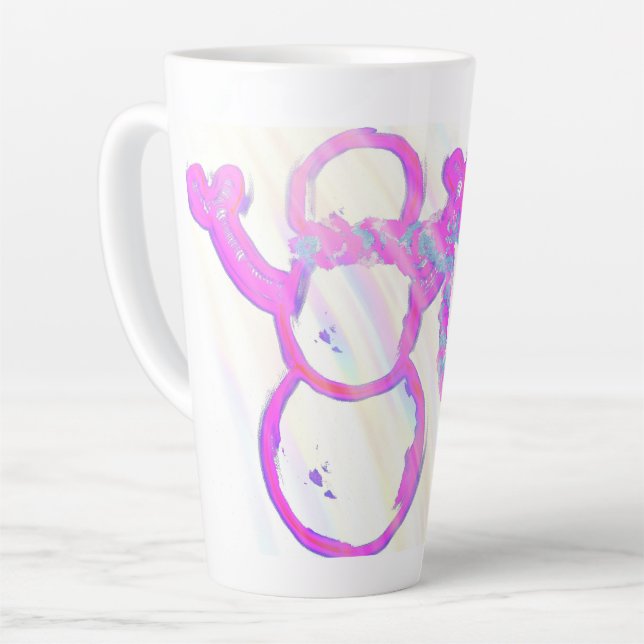 Caneca De Café Latte Branca de neve (Ângulo esquerdo)