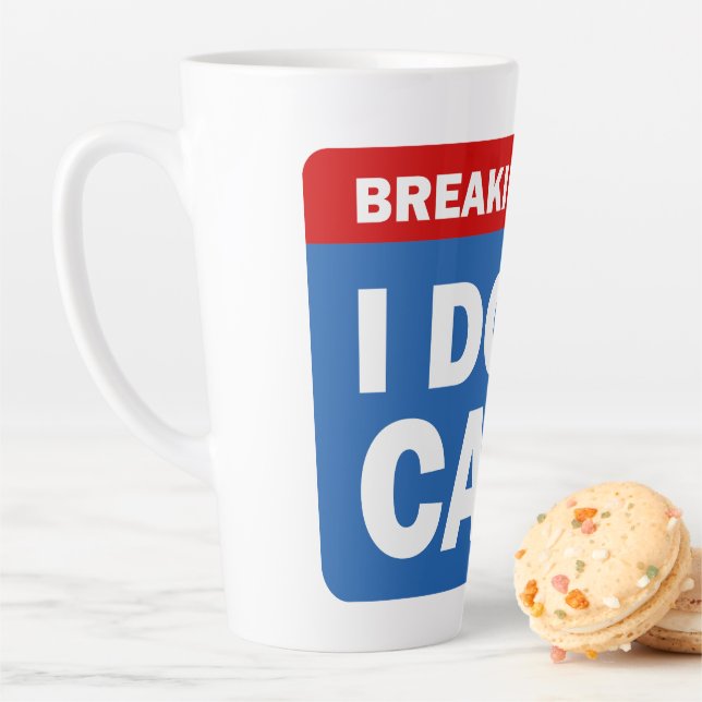 Caneca De Café Latte Breaking News (In Situ)