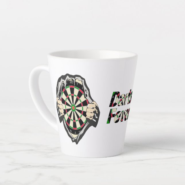 Caneca De Café Latte Breakthrough para Bullseye - Ultimate Dartboard (Ângulo esquerdo)