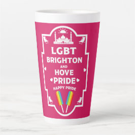 Caneca De Café Latte Brighton Orgulho gay