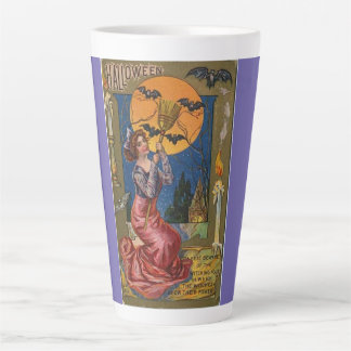Caneca De Café Latte Bruxa de Lua