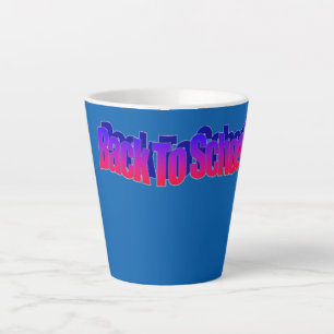 Caneca De Café Latte BTS-Red-Blue