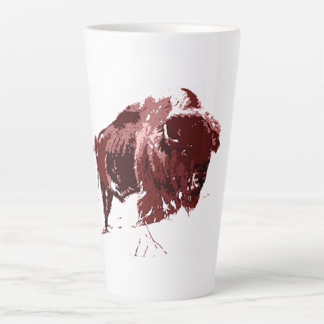 Caneca De Café Latte Buffalo - Bison (Frente)