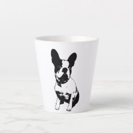 Caneca De Café Latte Buldogue Francês