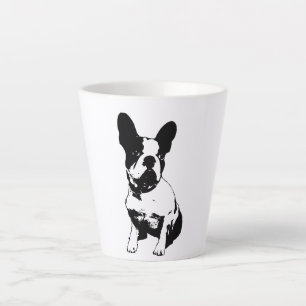 Caneca De Café Latte Buldogue Francês