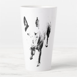 Caneca De Café Latte Bull Terrier Mug – Gritty Ink Style