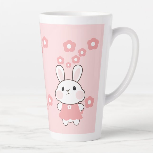 Caneca De Café Latte Bunny (Direita)