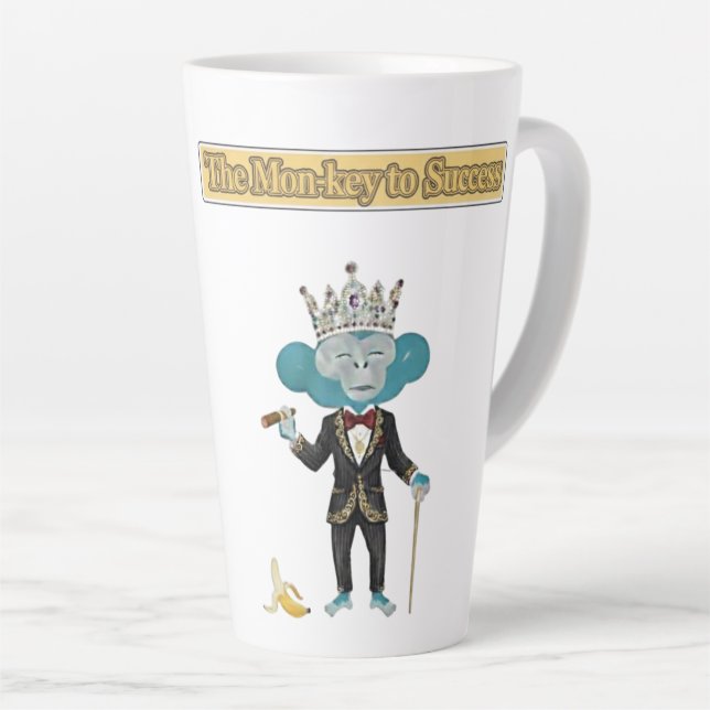 Caneca De Café Latte Business Card (Ângulo direito)