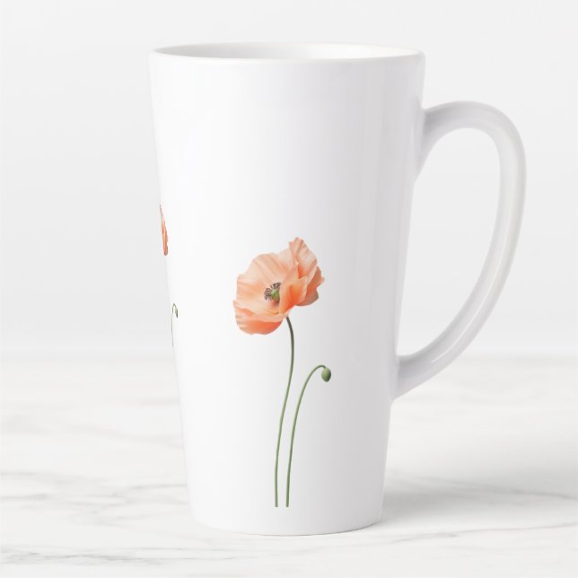 Caneca De Café Latte butterfly art, fragile freedom, emotional artwork, (Direita)