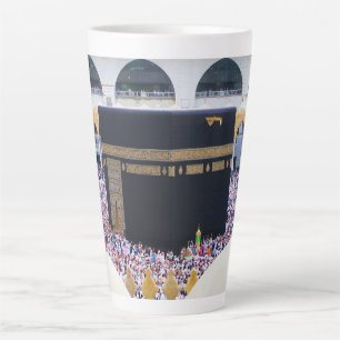 Caneca De Café Latte Caaba Meca Arafa Peregrinação Hajj Arábia Saudita