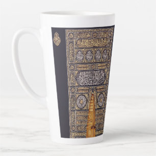 Caneca De Café Latte Caaba Meca Arafa Peregrinação Hajj Arábia Saudita