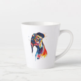 Caneca De Café Latte Cachorro