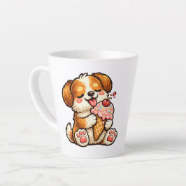 Caneca De Café Latte Cachorro de Sorvete Legal