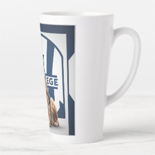 Caneca De Café Latte Cachorro Poderoso: German shepherd
