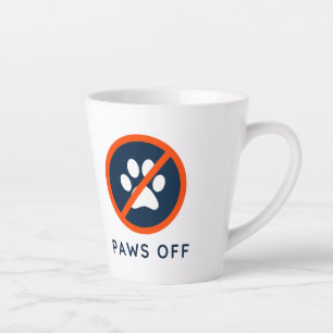 Caneca De Café Latte CachorroDesaparecido - patas desligadas - 12 oz