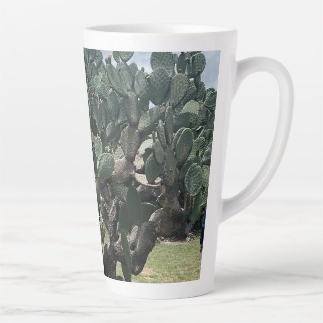 Caneca De Café Latte Cactus Tall Latte Mug (Direita)