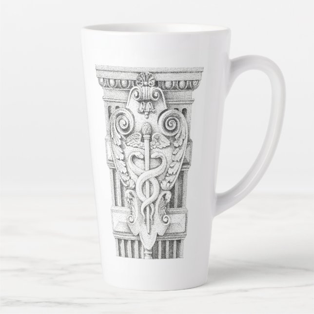 Caneca De Café Latte CADUCEUS Tall Taps Latão (Direita)