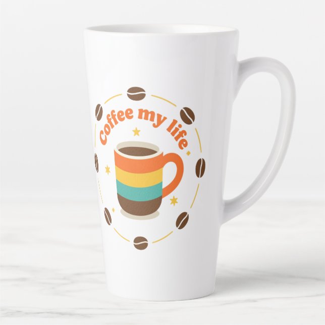 Caneca De Café Latte café (Direita)
