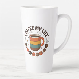 Caneca De Café Latte Café