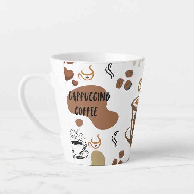 Caneca De Café Latte café cappuccino  (Esquerda)