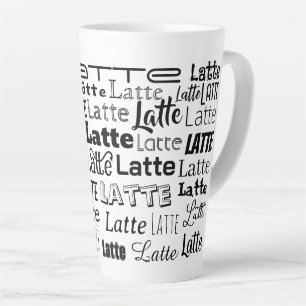 Caneca De Café Latte Café com leite
