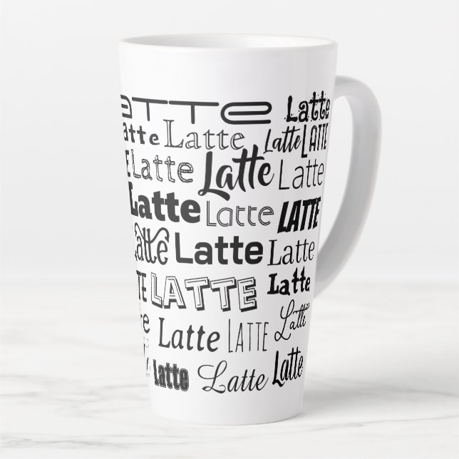 Caneca De Café Latte Café com leite (Ângulo direito)