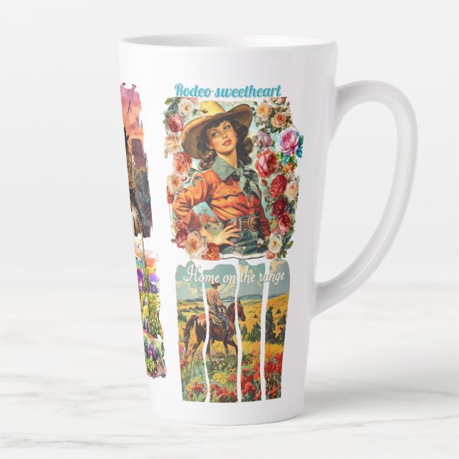 Caneca De Café Latte café Cowgirl (Direita)