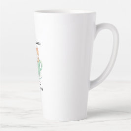 Caneca De Café Latte Café de Leitura de Gato Colorido Retro com Nome Pe