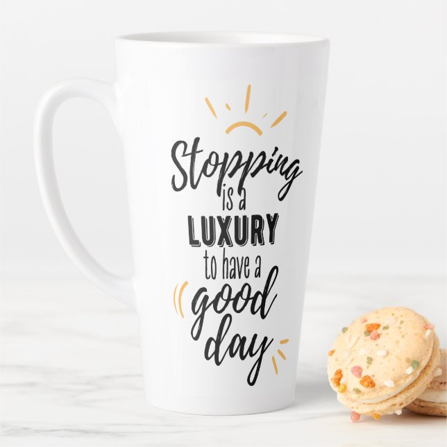 Caneca De Café Latte Café de Motivação de Inspiração (In Situ)