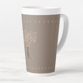 Caneca De Café Latte Café Decorativo Alto