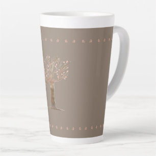 Caneca De Café Latte Café Decorativo Alto