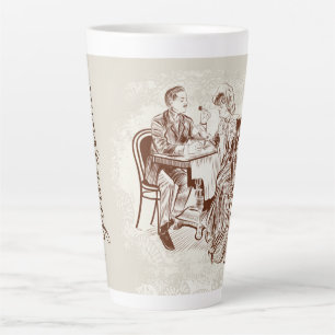 Caneca De Café Latte café e amor